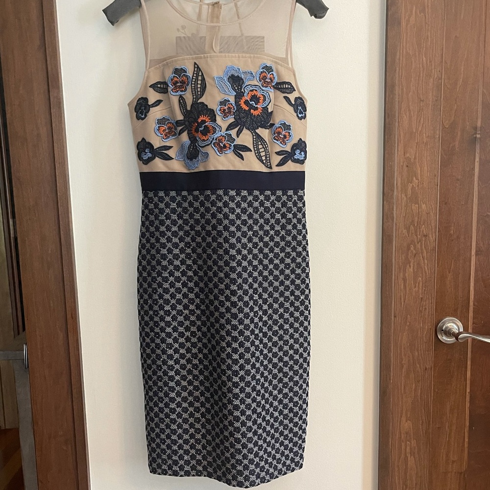 Anthropology Mixed Media sheath dress